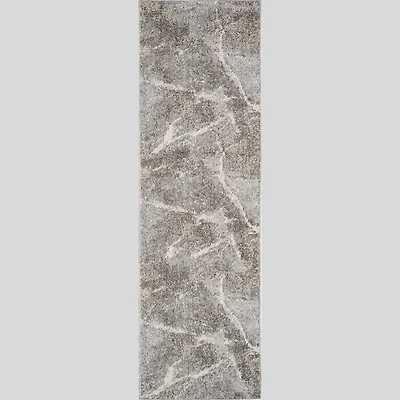 Bali Grey Abstract Linear Modern Area Rug