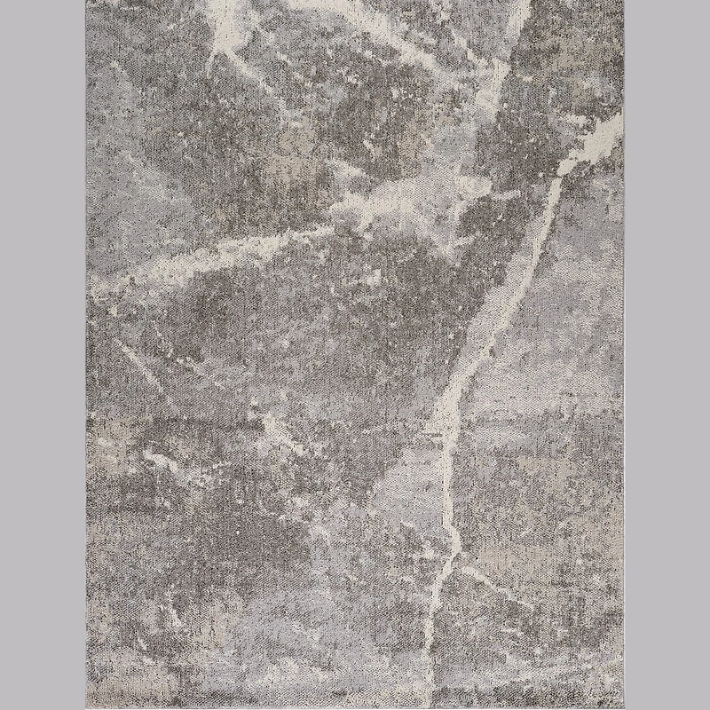 Bali Grey Abstract Linear Modern Area Rug