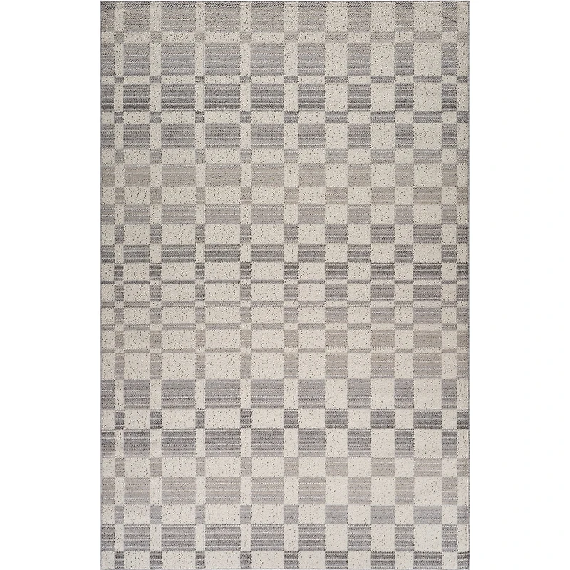 Bali Cream Modern Abstract Indoor Area Rug