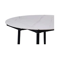Jess 2.0 Round Extendable Dining Table - White