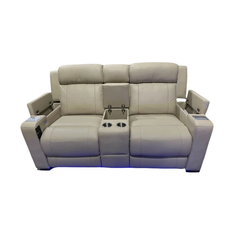 Harper Power Recliner Loveseat - Leather Gel