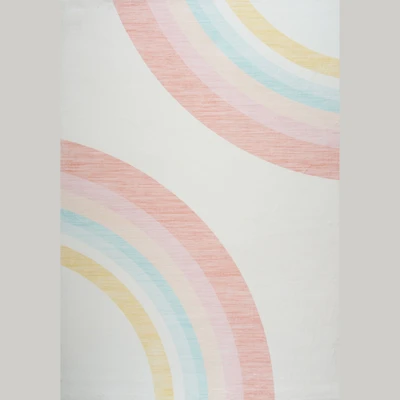 Daisy Cream Floral Area Rug