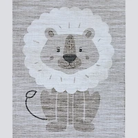 Beige Daisy Floral Elegance Rug