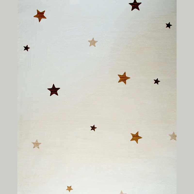Cream Daisy Charm Floral Area Rug