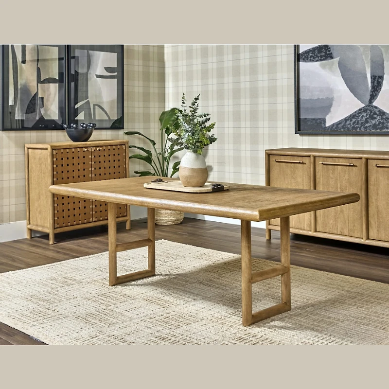 Dorsey Extendable Dining Table – Granola Finish
