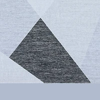 Europa Blue Contemporary Art-Inspired Rug
