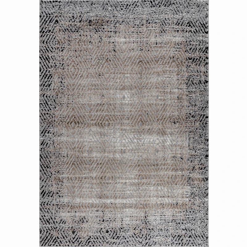 Hamilton Classic Black Scrollwork Area Rug