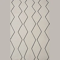 Ivory Leela Minimalist Brushstroke Area Rug