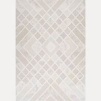 Marrakech Patterned Beige Area Rug