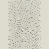Milano Beige Contemporary Geometric Area Rug