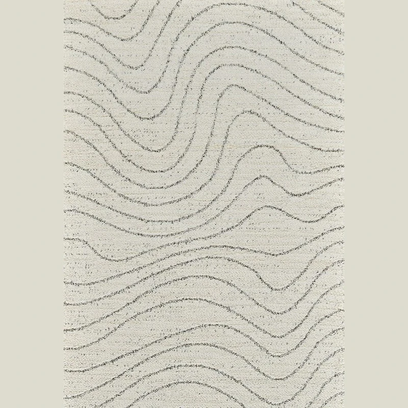 Milano Beige Contemporary Geometric Area Rug