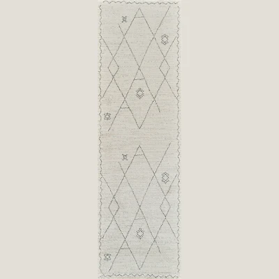 Milano Beige Modern Distressed Area Rug