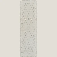 Milano Beige Modern Distressed Area Rug
