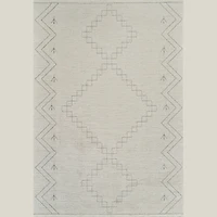 Milano Beige Textured Abstract Area Rug