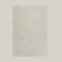Milano Beige Faded Abstract Area Rug
