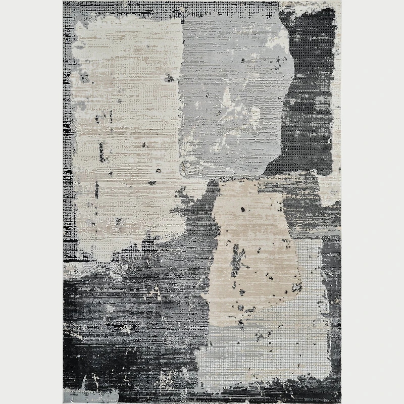 Nairobi Black Contemporary Textured Rug