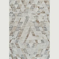 Nairobi Beige Contemporary Art-Inspired Rug