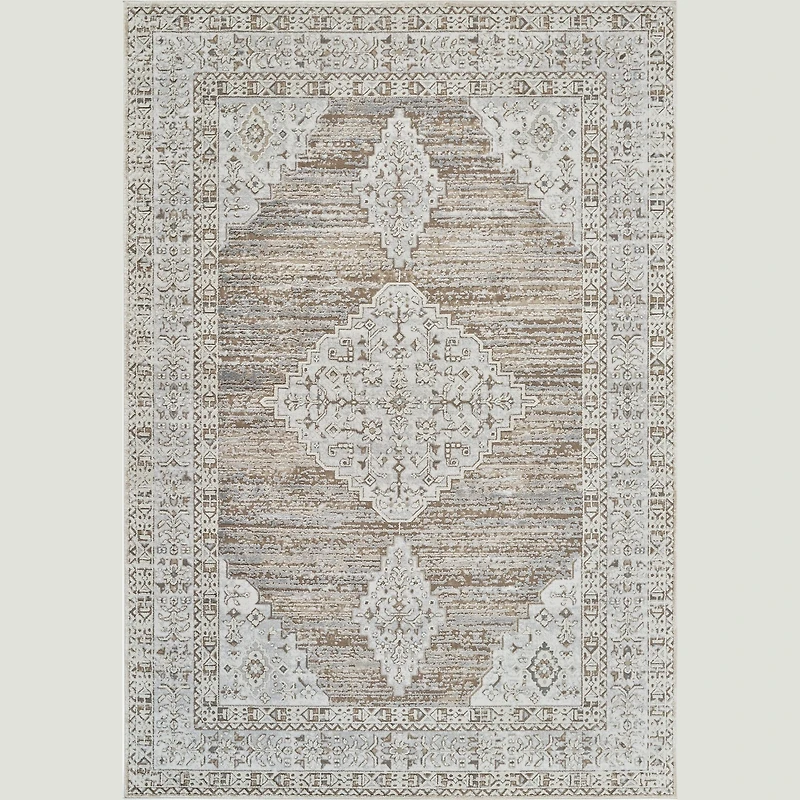 Nairobi Beige Geometric Chic Area Rug