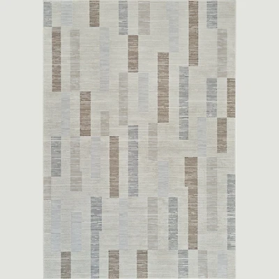 Nairobi Beige Vintage Scrollwork Area Rug