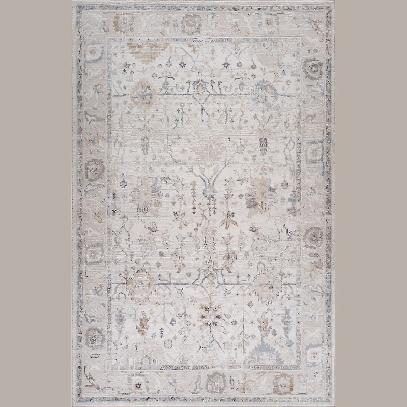 Rio Beige Abstract Lines Area Rug