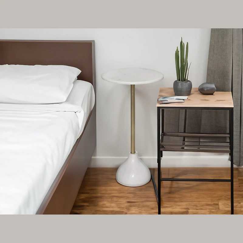 JILYN Marble Drink Table