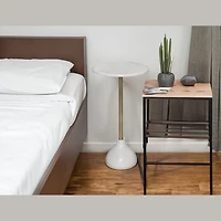 JILYN Marble Drink Table