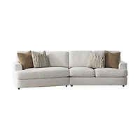 Colette 2 PCs Sectional w/4 Pillows