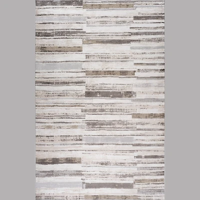 Siena Contemporary White Textured Area Rug