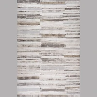 Siena Contemporary White Textured Area Rug