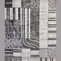 Siena Grey Modern Textured Area Rug