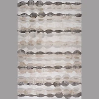 Siena White Geometric Modern Area Rug