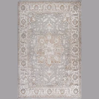 Siena Soft Touch White Floral Rug