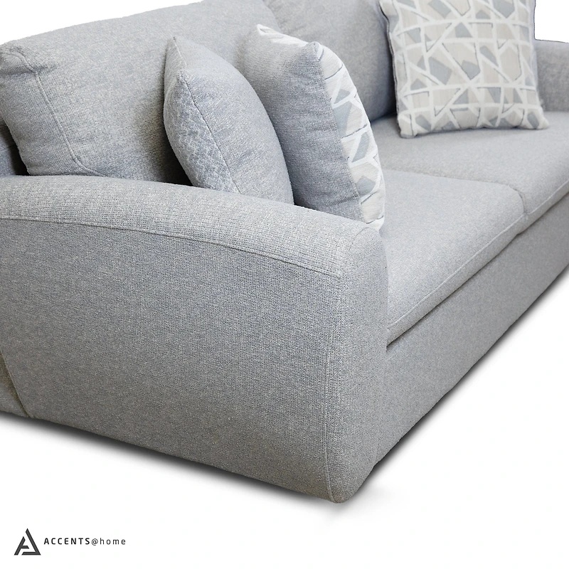 Gino Condo Sofa with 4 Toss Pillows