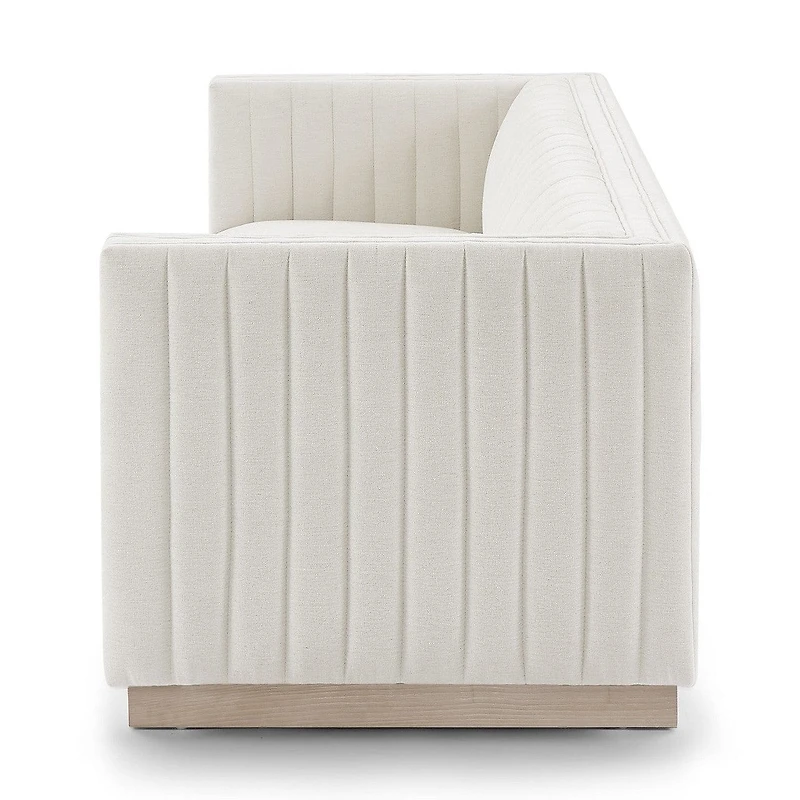 Elba Mid Century Loveseat - Tuscany Cream