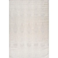 Tulum Cream Tribal Diamond Area Rug