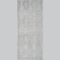Tulum Grey Diamond-Inspired Area Rug