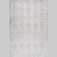 Tulum Grey Diamond-Inspired Area Rug