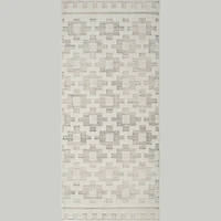 Tulum Beige Abstract Lines Area Rug