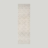 Tulum Beige Abstract Lines Area Rug