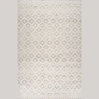 Tulum Beige Abstract Lines Area Rug