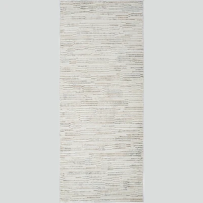 Tulum Beige Tribal Chevron Area Rug