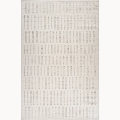 Tulum Beige Linear Modern Area Rug
