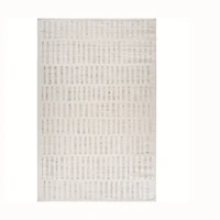 Tulum Beige Abstract Tribal Area Rug
