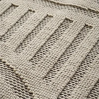 Utopia Grey Geometric Modern Area Rug – 5' x 8'