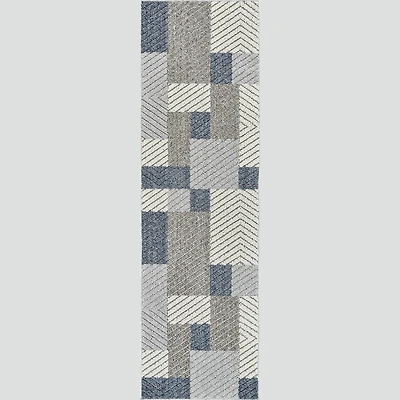 Utopia Grey Modern Abstract Area Rug