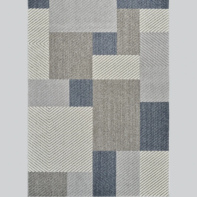 Utopia Grey Modern Abstract Area Rug