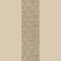 Utopia Beige Geometric Modern Area Rug