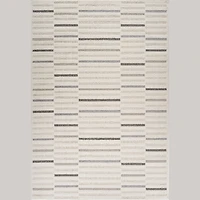 Valencia White Subtle Damask Area Rug