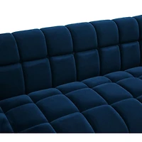 Yaletown Mid Century Loveseat - Dark Blue