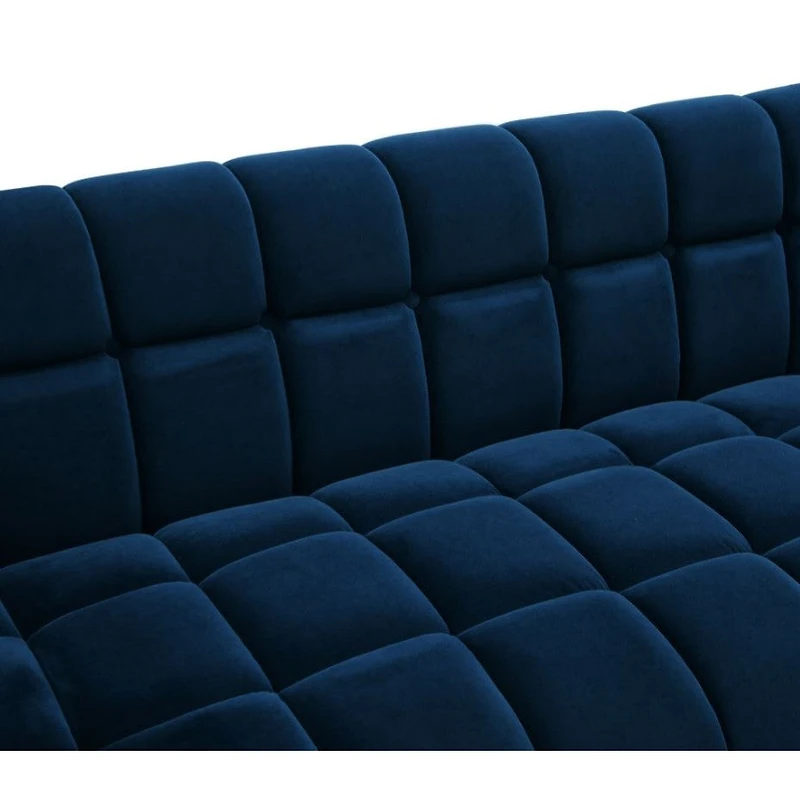 Yaletown Mid Century Sofa - Dark Blue